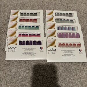Color street nail sets lot